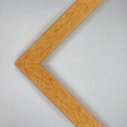 Frame honey pecan laminate finish.